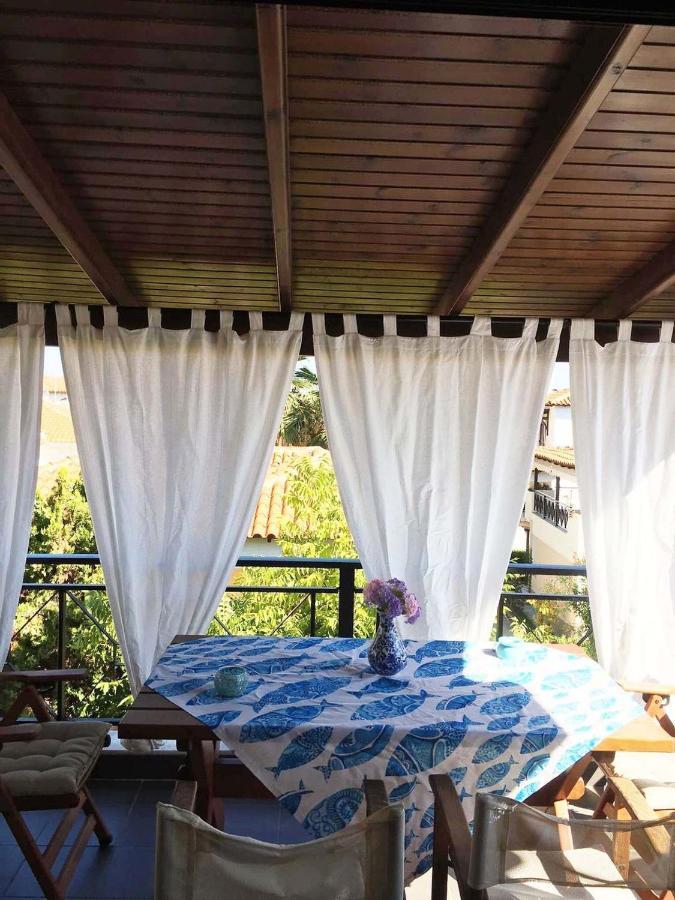 Beach Front Apartment In Pefkochori Esterno foto